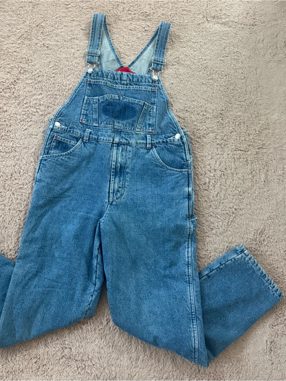 Vintage Old Navy Blue Denim Relaxed Overalls